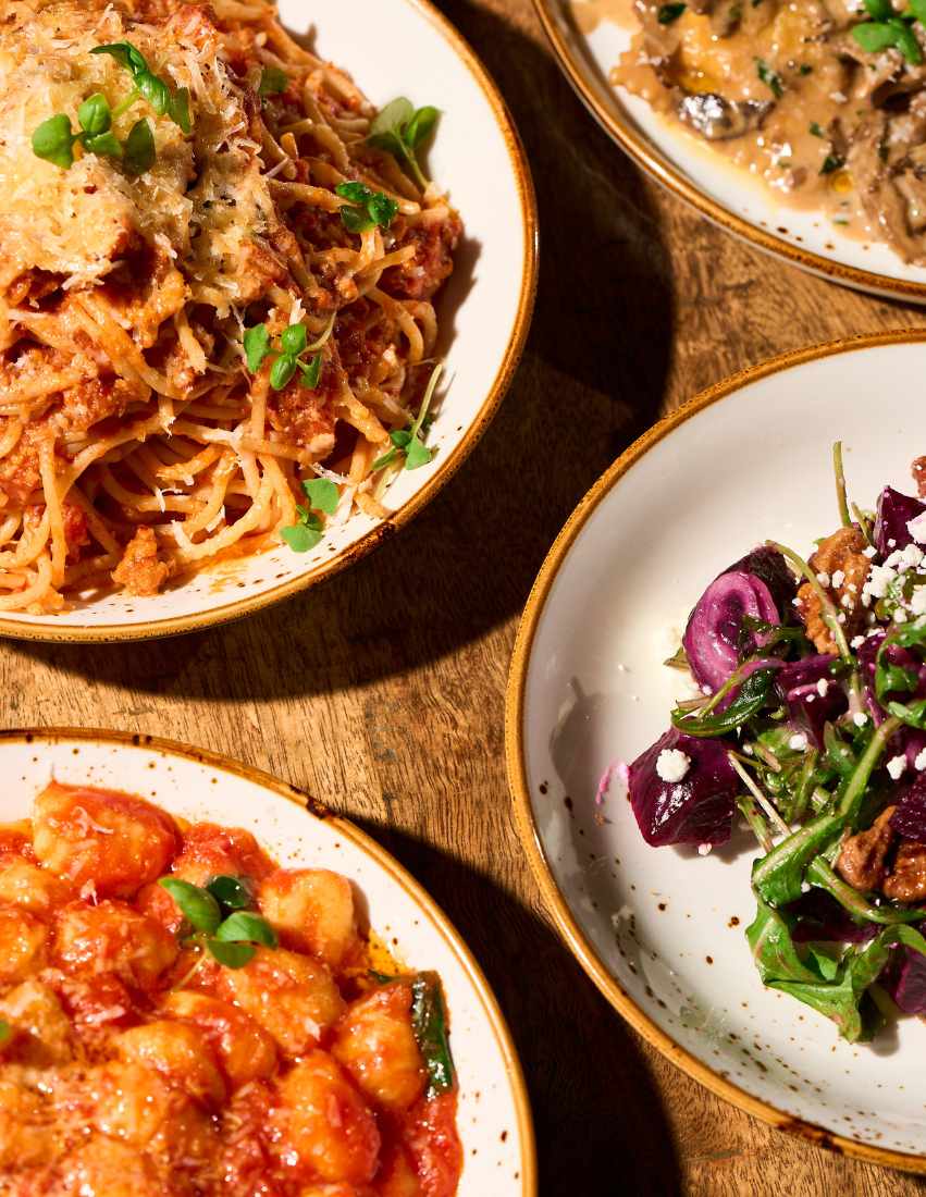 Industria Pizzeria + Bar team — roles + departments